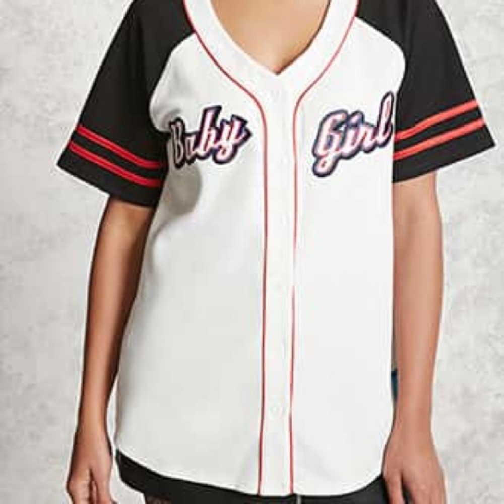 Forever 21 Baby Girl Baseball Jersery